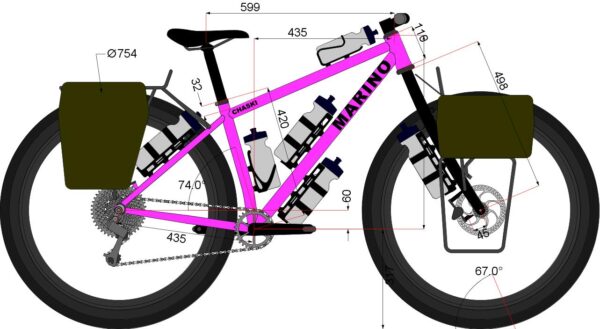 Marino Chaski Bikepacking Frameset S Size